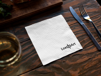 Customizable Linen Cocktail Napkins